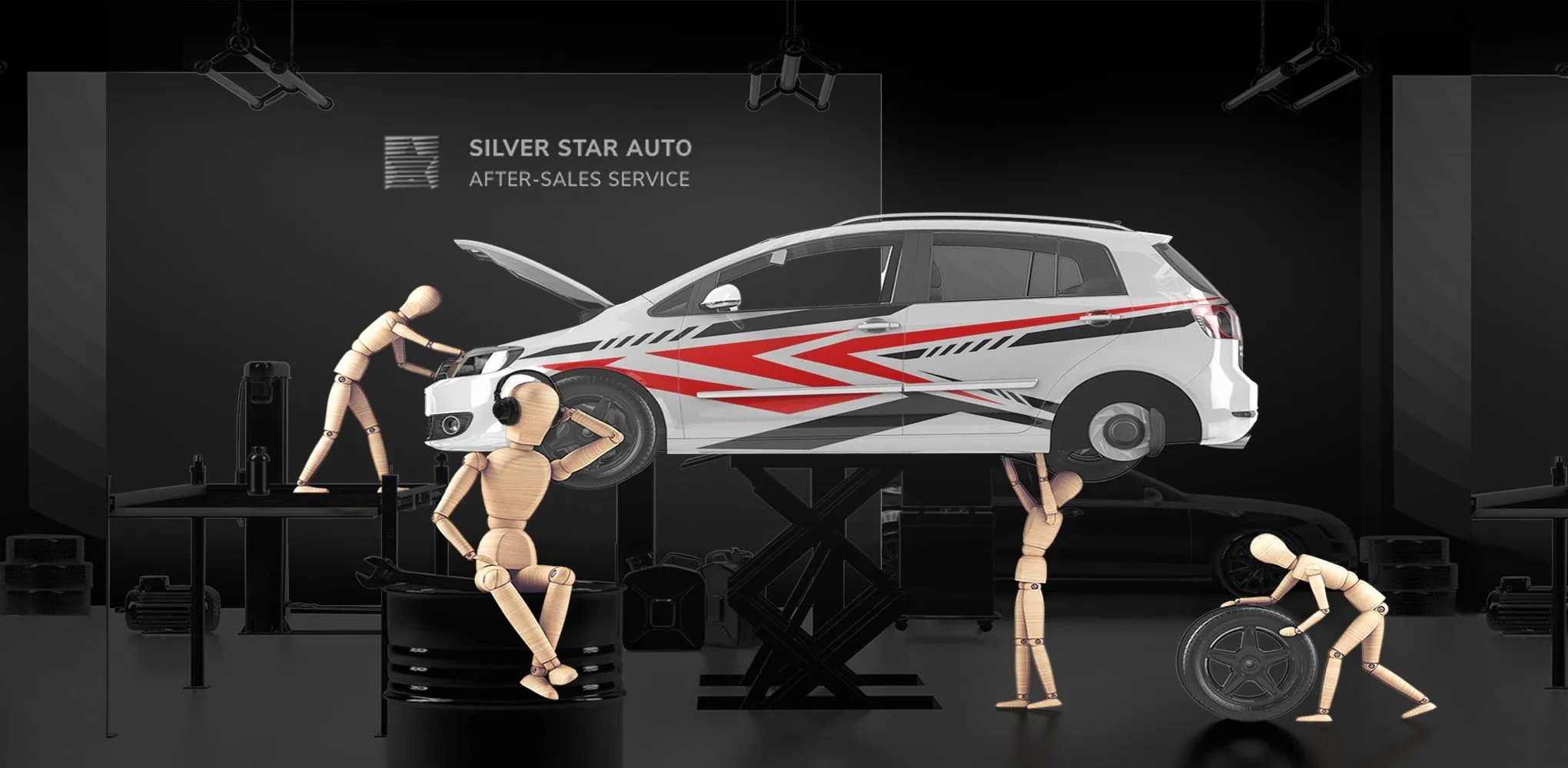 Silver Star Auto split media 5